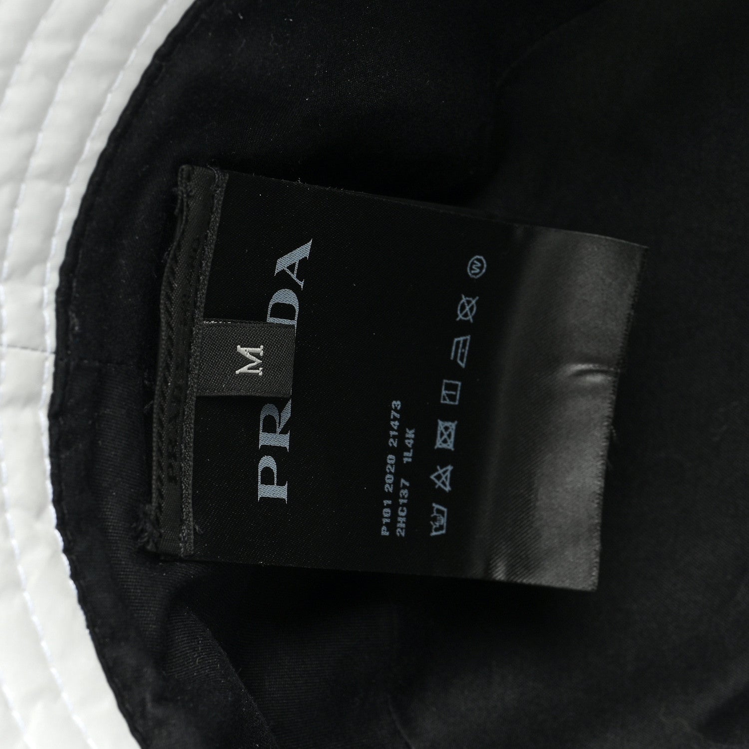 Prada Technical Nylon Linea Rossa Bucket Hat M Talco 7 of 7