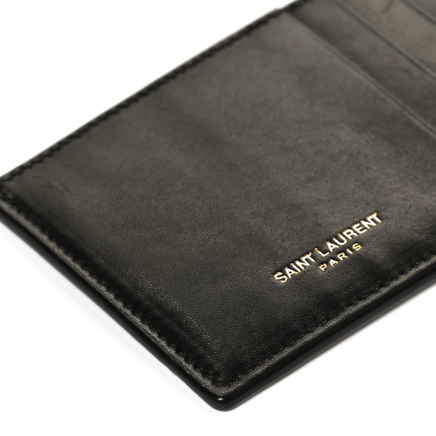 Calfskin 5 Fragments Card Holder Black