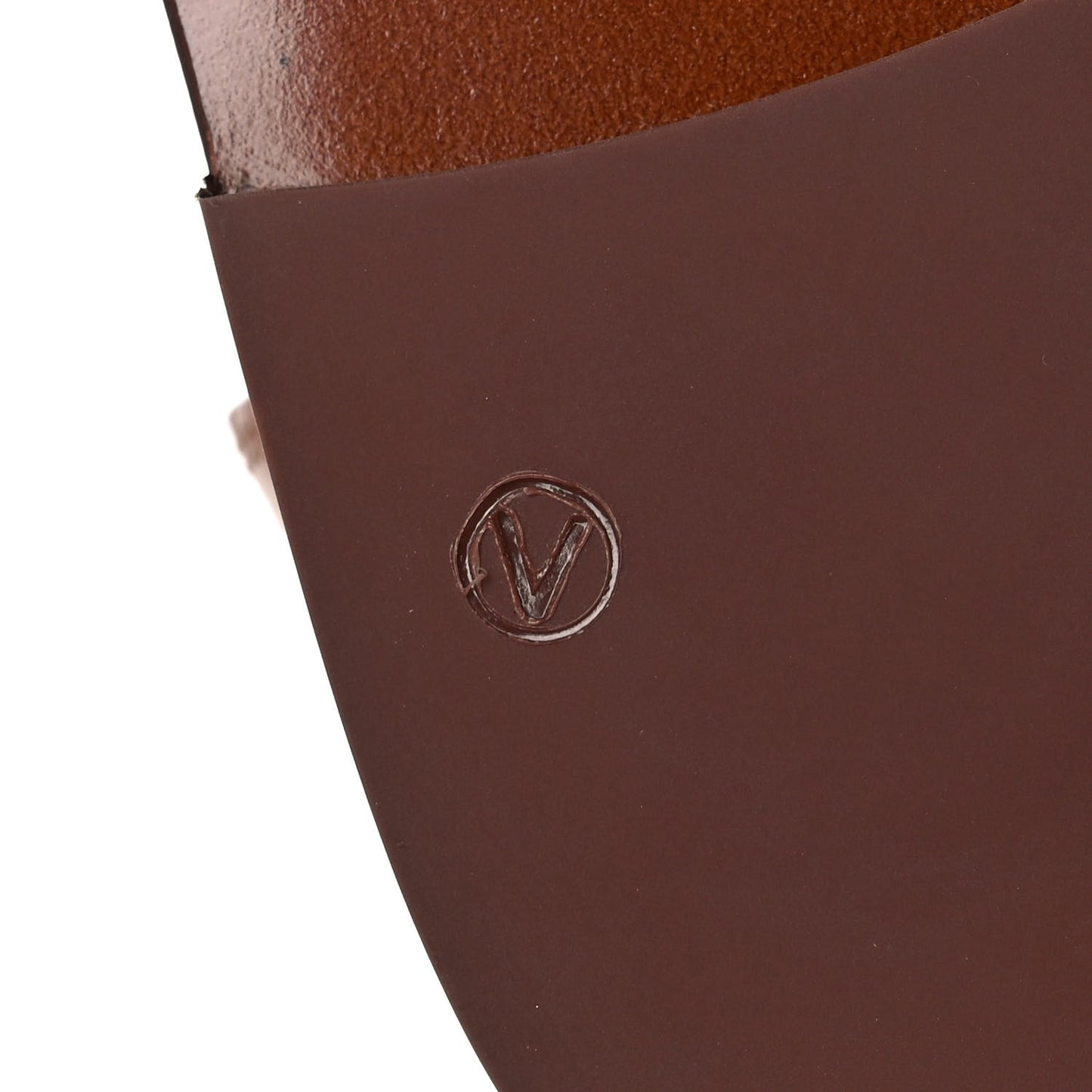Calfskin Monogram Passenger Flat Sandals 37 Cognac