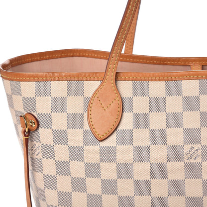 Louis Vuitton Damier Azur Neo Neverfull MM Rose Ballerine 15 of 20