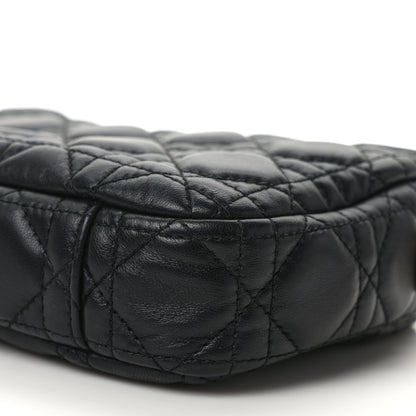 Christian Dior Lambskin Cannage DiorQuake Pouch Black 8 of 8