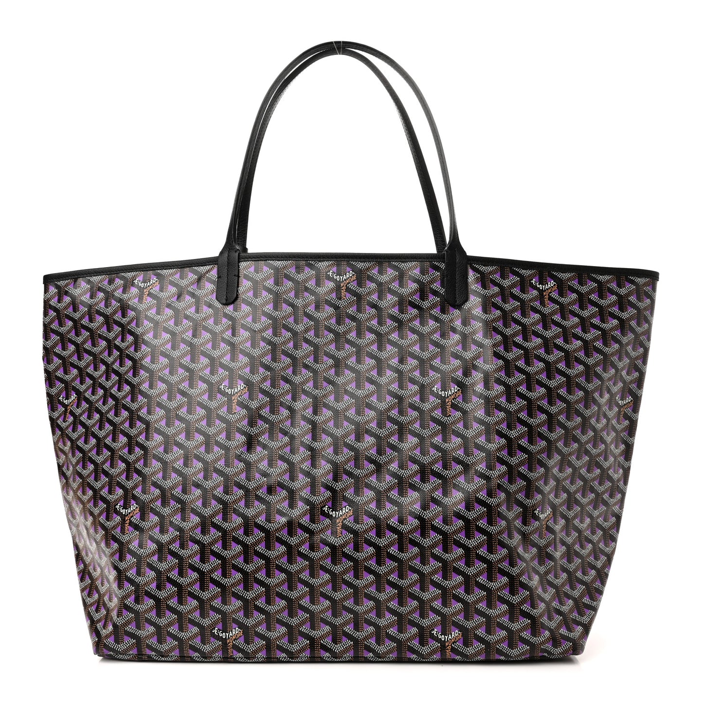 Goyardine Saint Louis Claire Voie GM Black Purple