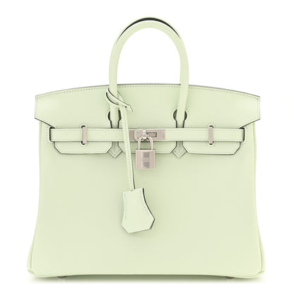 Hermes Swift Birkin 25 Vert Fizz 1 of 11