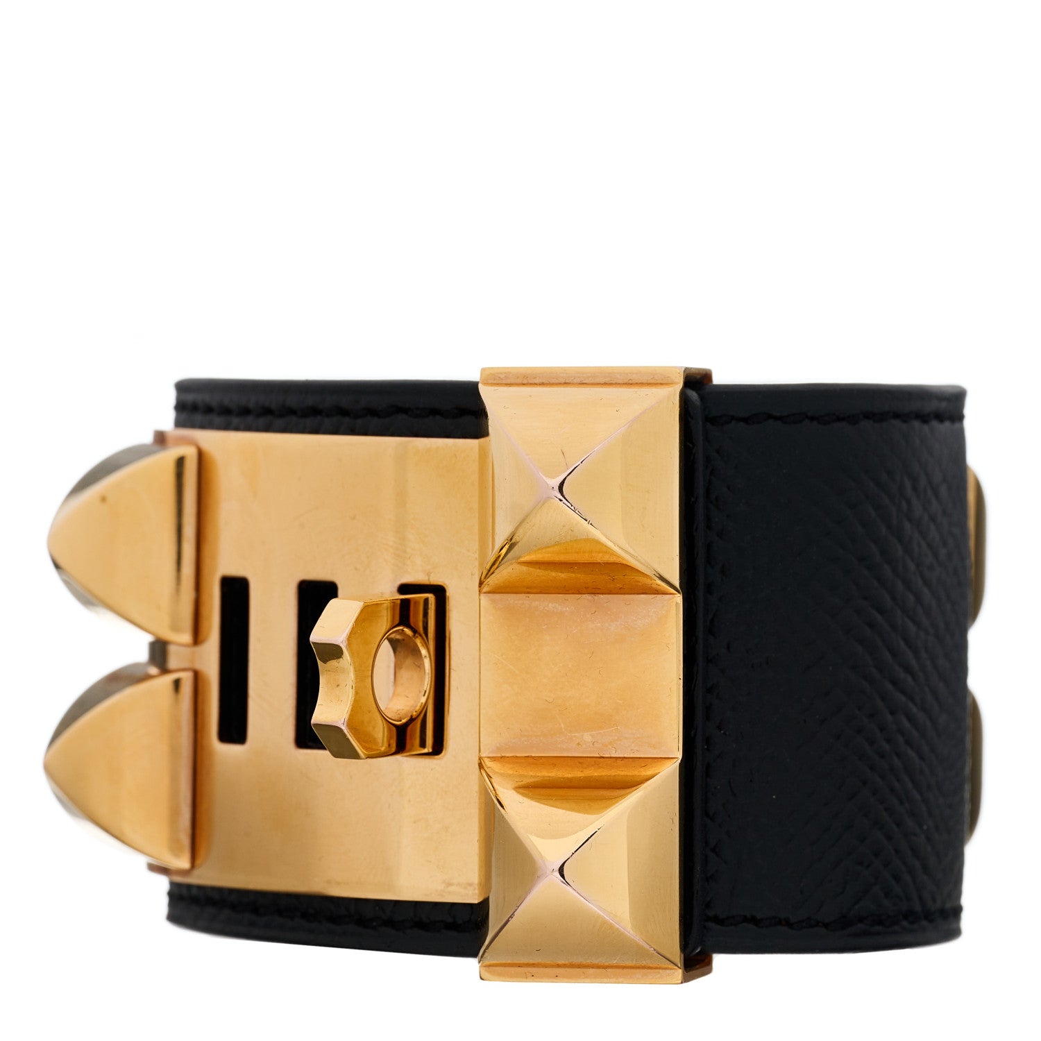 Hermes Epsom Collier de Chien CDC Bracelet XS Black 1 of 7
