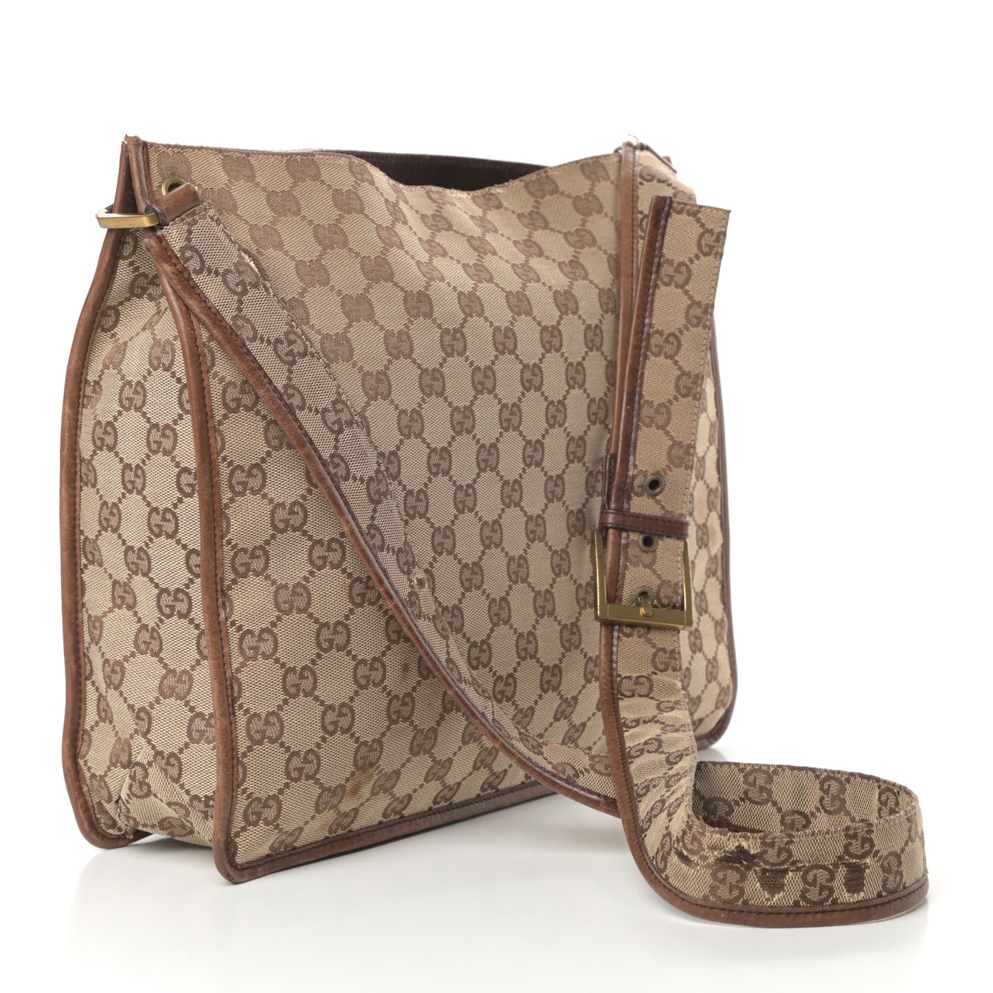 Monogram Messenger Bag Brown