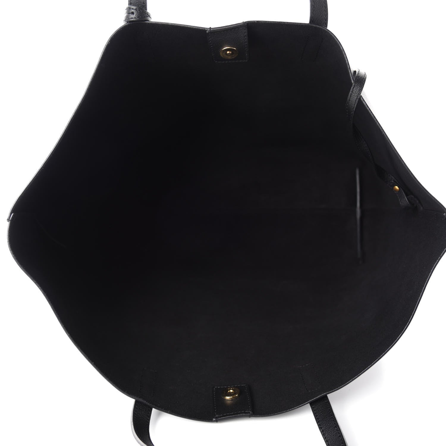 Saint Laurent Calfskin Large Shopping Tote Black 5 of 10