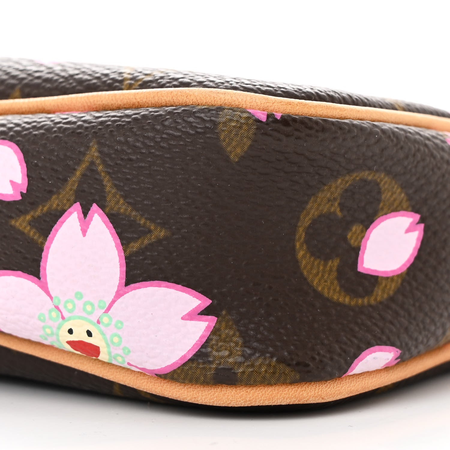 Louis Vuitton Monogram Cherry Blossom Pochette Accessories Brown 9 of 10