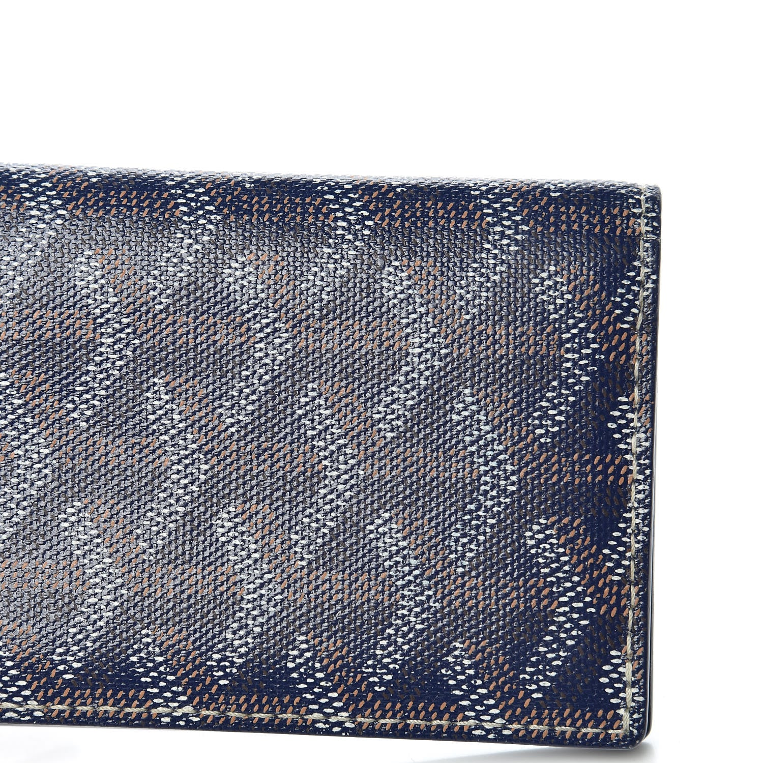Goyard Goyardine Saint Marc Folding Card Case Navy 10 of 12