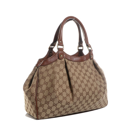 Gucci Monogram Medium Sukey Tote Brown 3 of 9