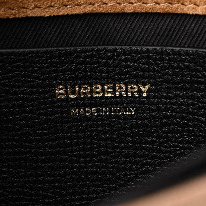 Burberry Derby Calfskin House Check Baby Macken Crossbody Bag Black 6 of 9