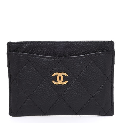 Chanel Caviar Quilted Card Holder Black 1 of 14