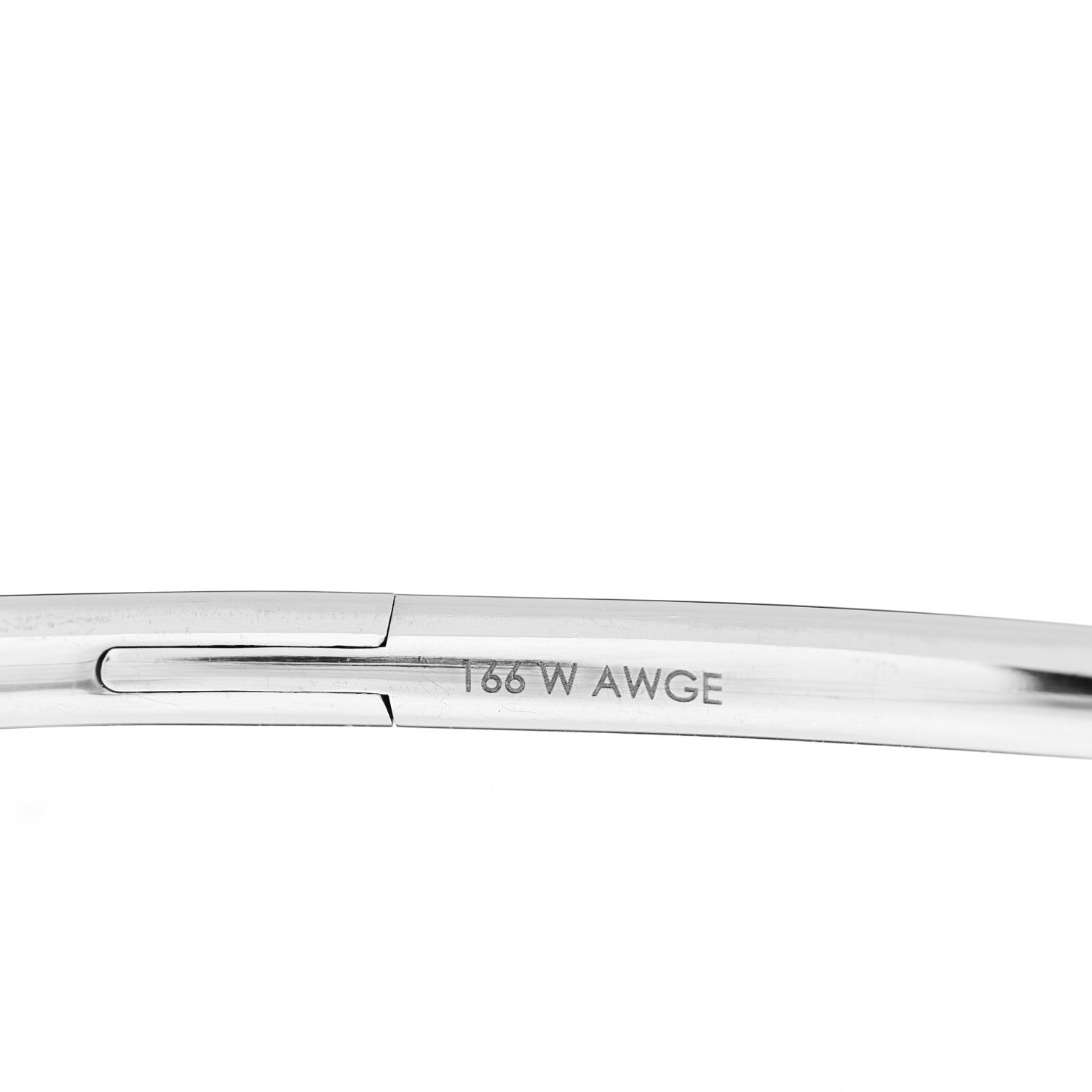 Cartier 18K White Gold Diamond Juste Un Clou Bracelet 19 5 of 6