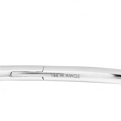 Cartier 18K White Gold Diamond Juste Un Clou Bracelet 19 5 of 6