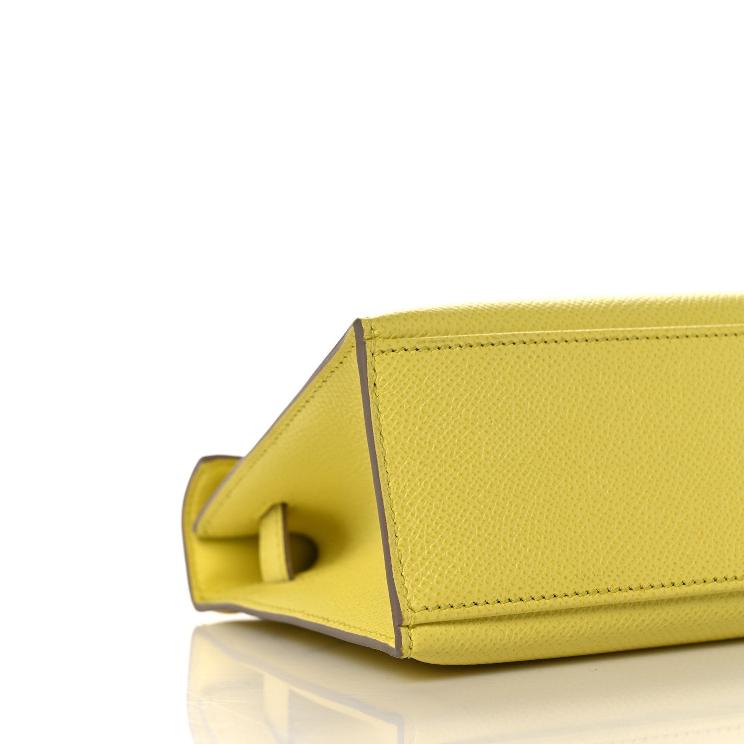 Hermes Epsom Kelly Pochette Clutch Soufre 8 of 10