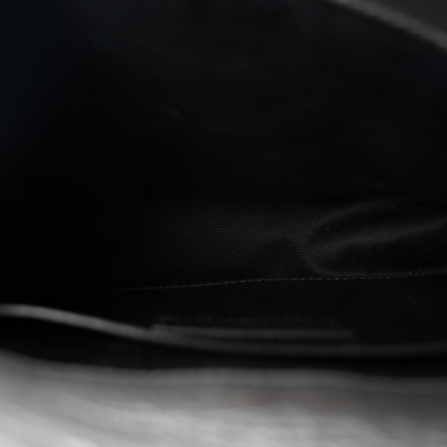Crinkled Calfskin Matelasse Monogram Baby Niki Chain Satchel Storm