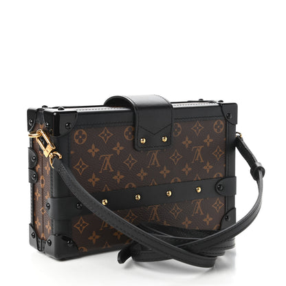 Louis Vuitton Monogram Petite Malle Black 3 of 11