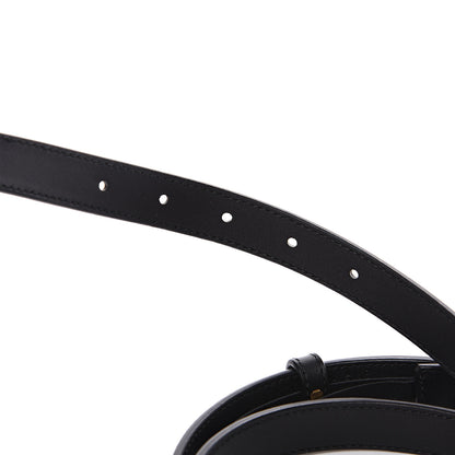 Gucci Calfskin Double G 20mm Belt 90 36 Black 3 of 4
