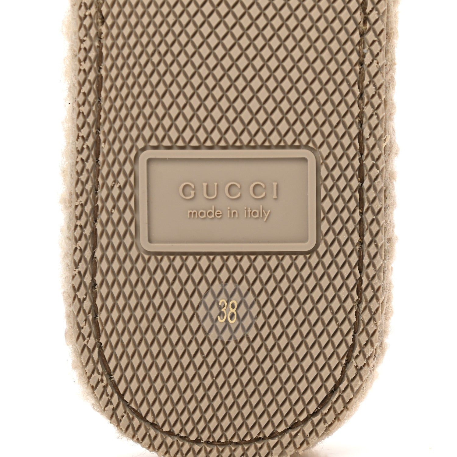 Gucci Nappa Wool Womens Fria Slippers 38 Black Butterscotch 6 of 9