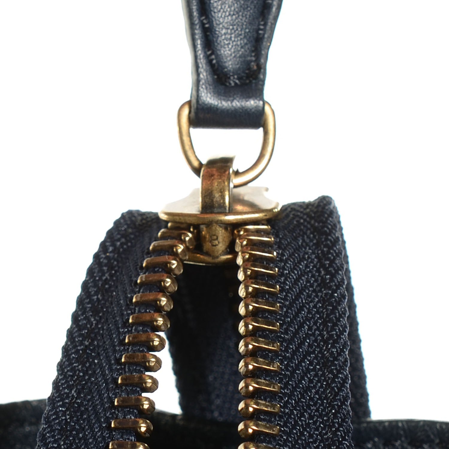 Celine Smooth Calfskin Shoulder Luggage Navy 7 of 8