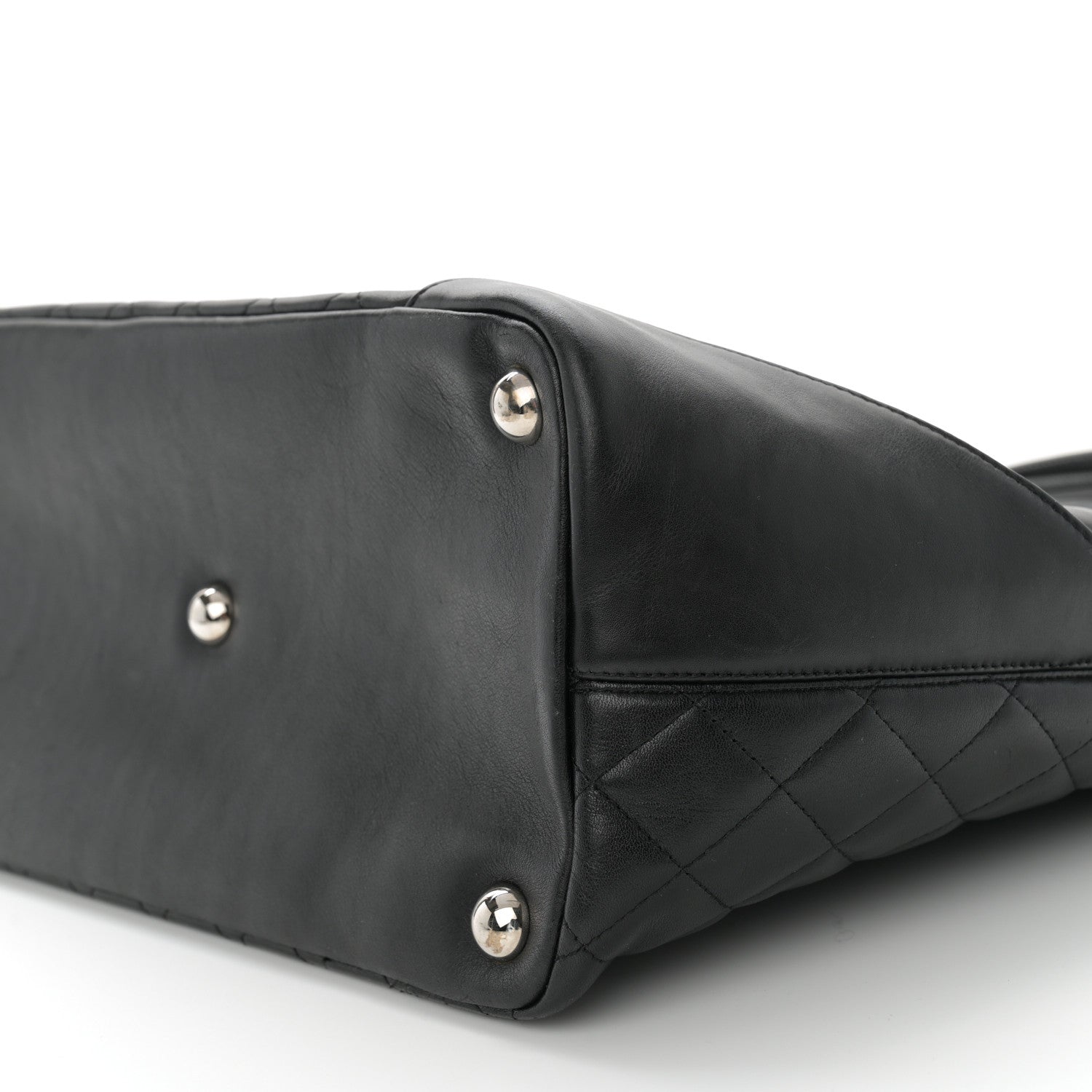 Chanel Calfskin Quilted Large Cambon Tote Black 10 of 10