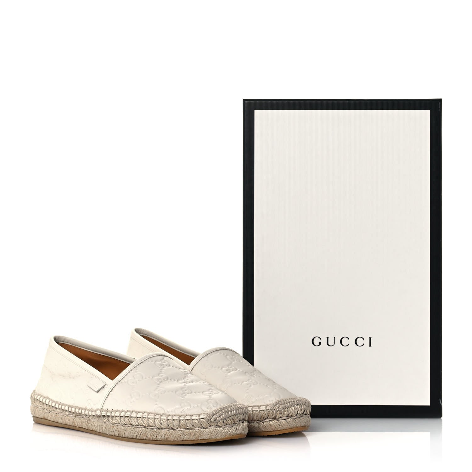 Gucci Guccissima Signature Espadrilles 38 Mystic White 11 of 11
