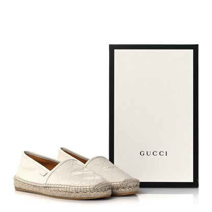 Gucci Guccissima Signature Espadrilles 38 Mystic White 11 of 11