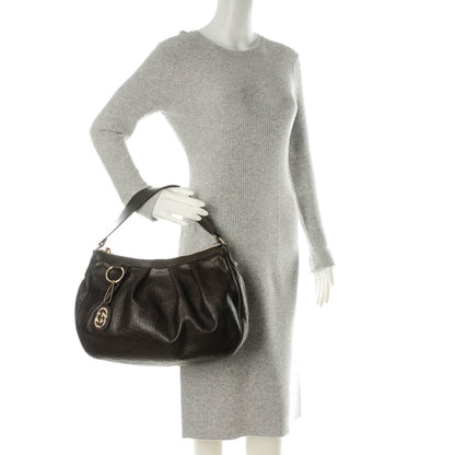 Gucci Guccissima Medium Sukey Hobo Dark Brown 2 of 7