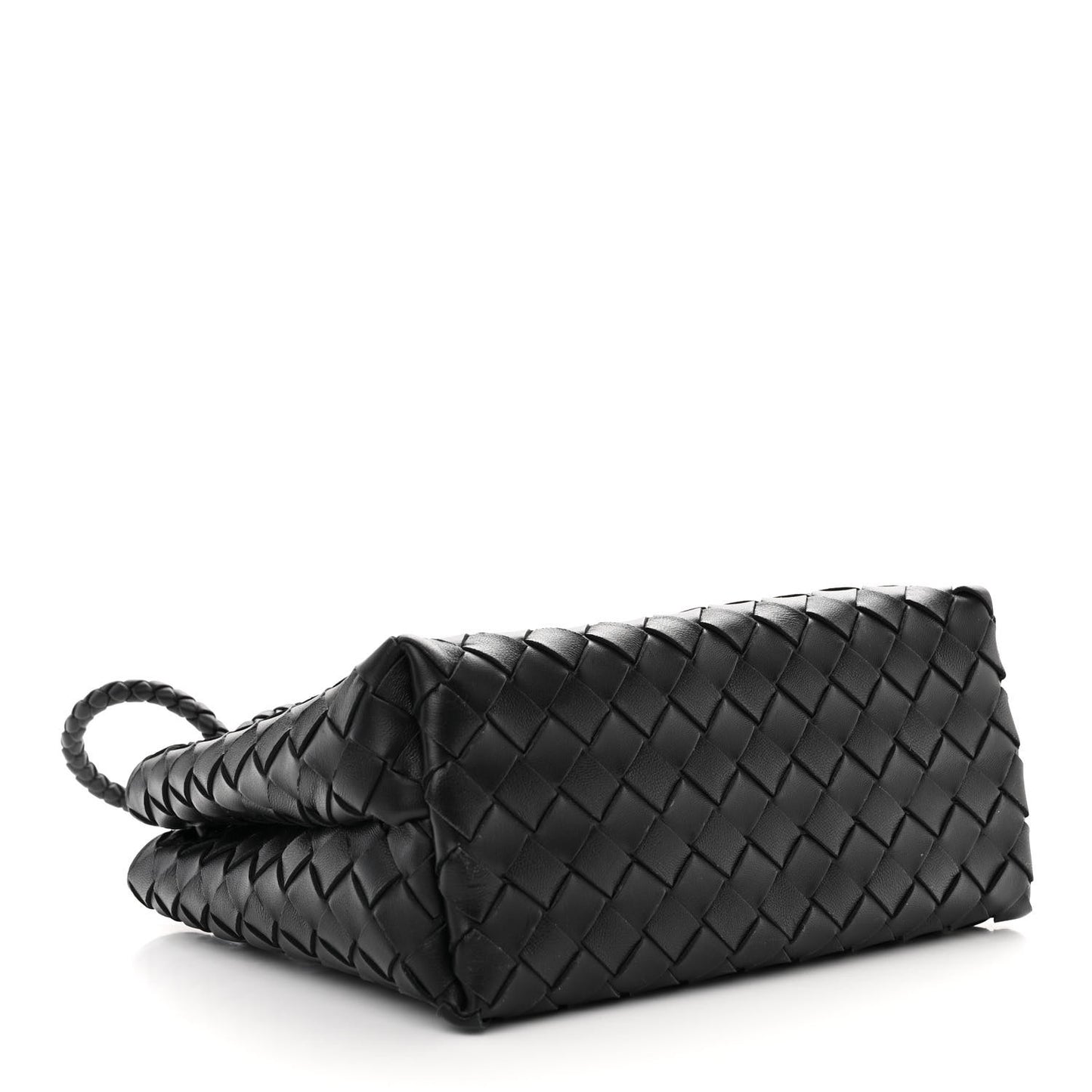 Nappa Intrecciato Small Andiamo Shoulder Bag Black