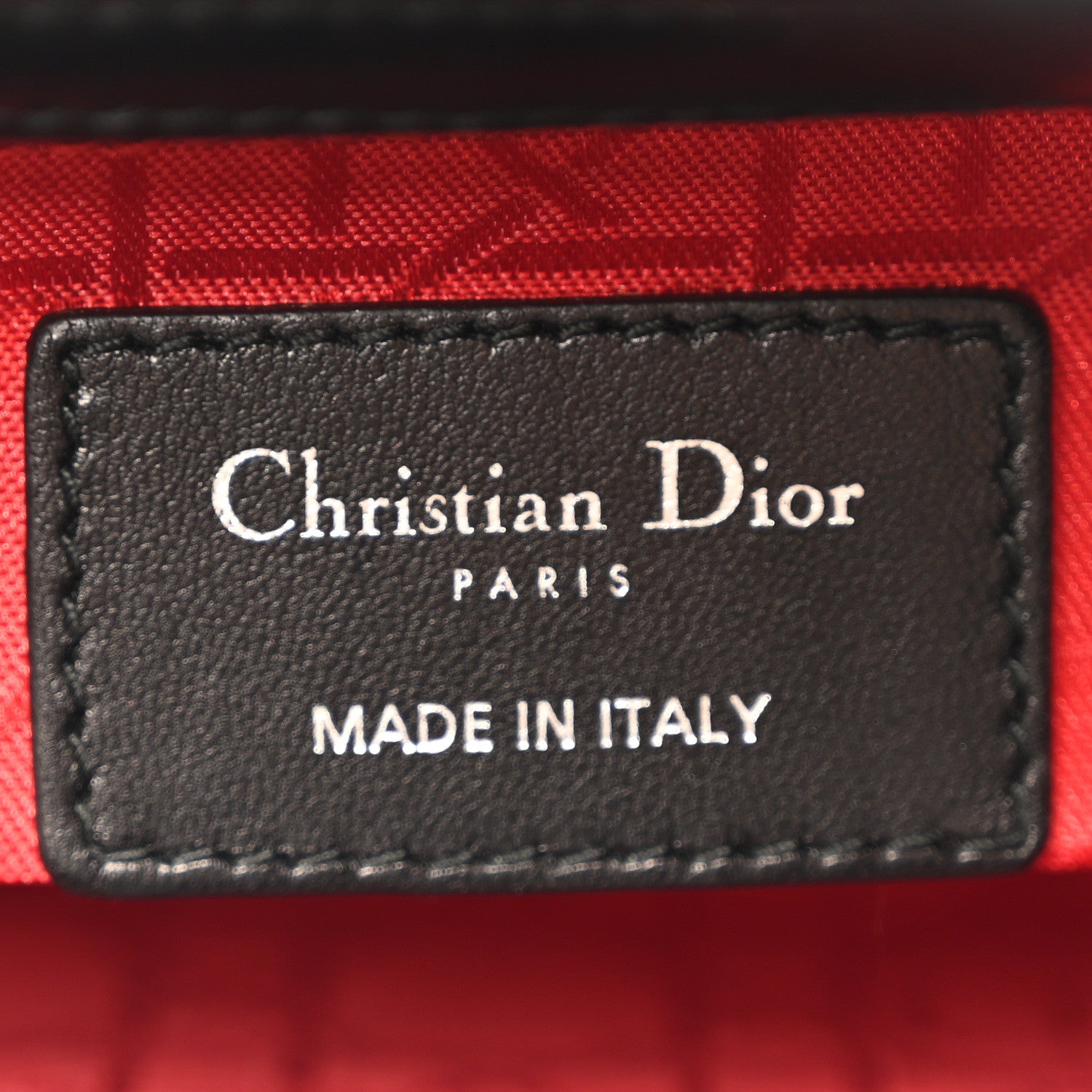 Christian Dior Lambskin Cannage Mini Lady Dior Black 6 of 9