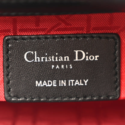Christian Dior Lambskin Cannage Mini Lady Dior Black 6 of 9