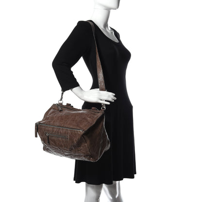 Givenchy Tumbled Sheepskin Medium Pandora Anthracite Grey 2 of 9