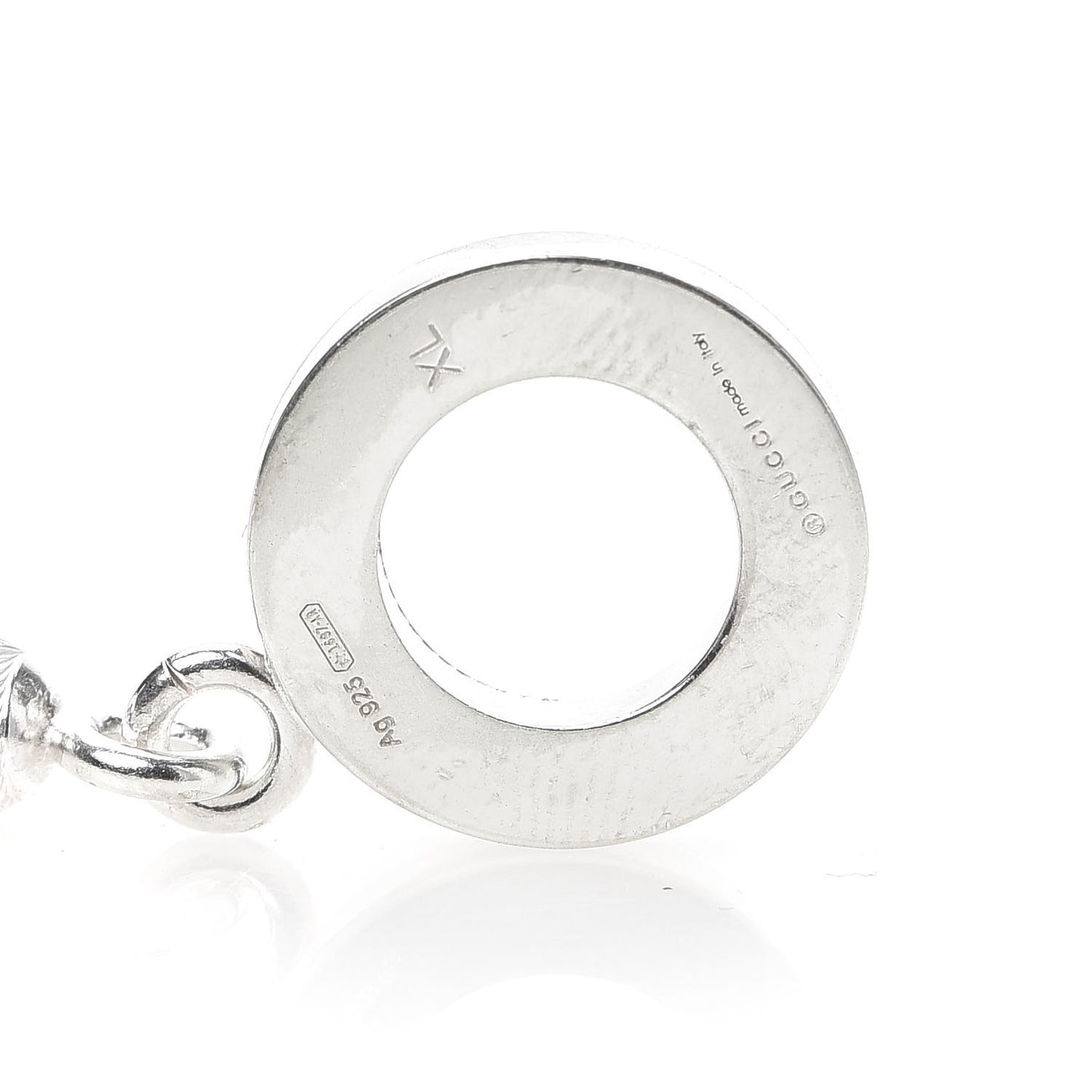 Sterling Silver Bead Toggle Necklace