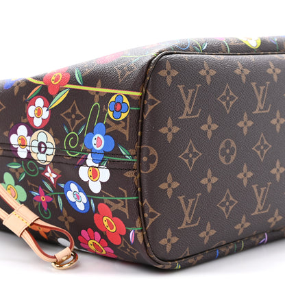 Louis Vuitton LV X TM Monogram Flowers Neverfull MM 9 of 11