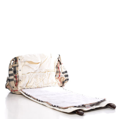 Burberry Canvas Check Diaper Bag 6 of 14