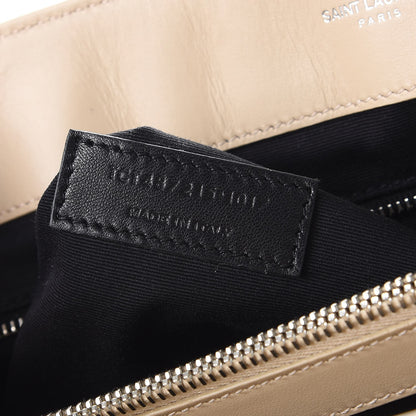 Saint Laurent Calfskin Y Quilted Monogram Large Loulou Chain Satchel Nude Powder 7 of 7