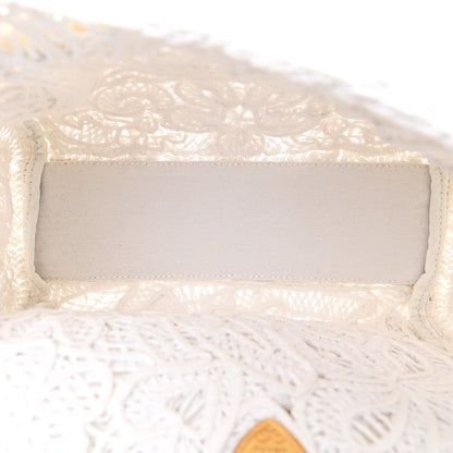 Dolce & Gabbana Cordonetto Lace Medium Miss Sicily Satchel White 5 of 9