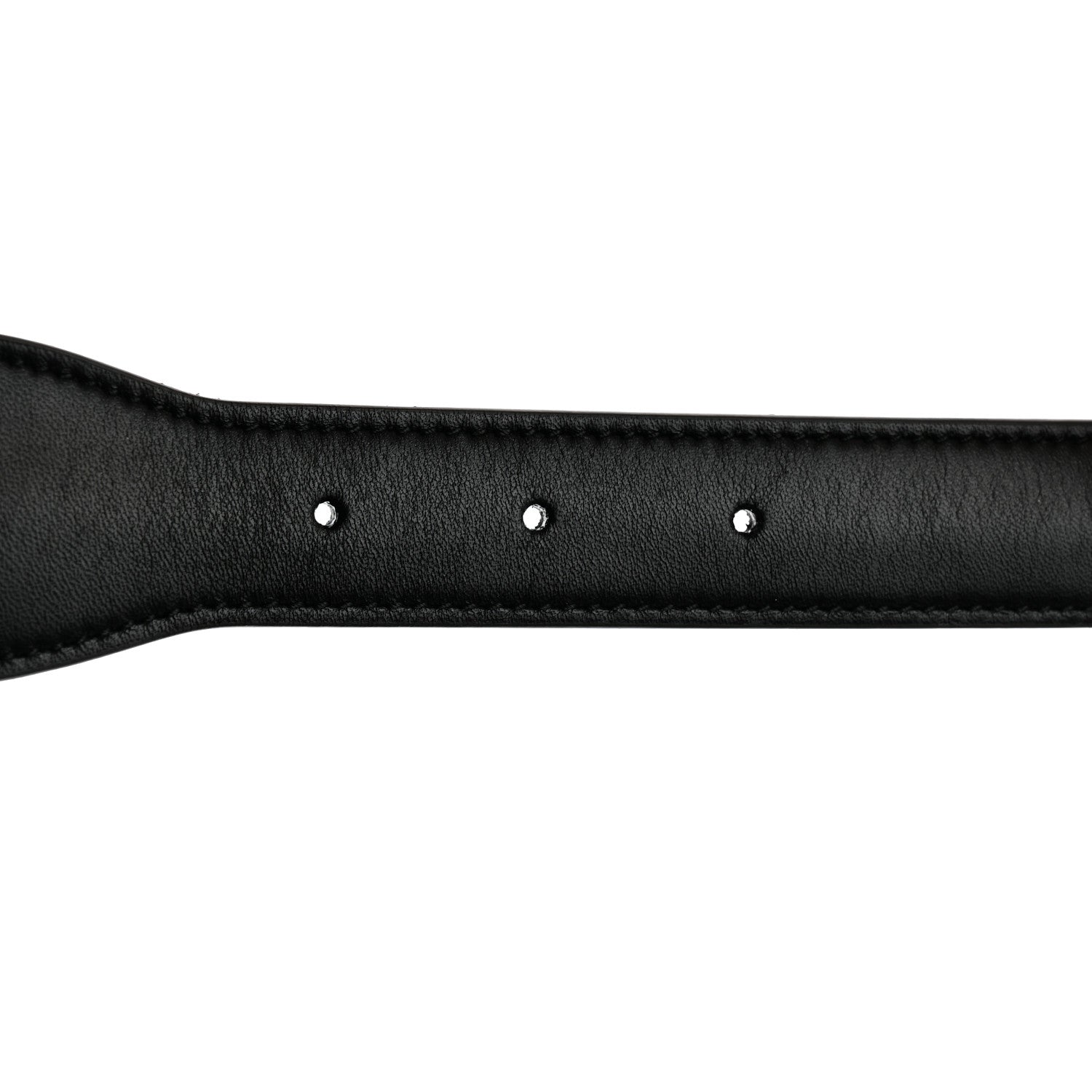 Gucci Efesto Leather Horsebit 25mm Belt 85 34 Black 3 of 6