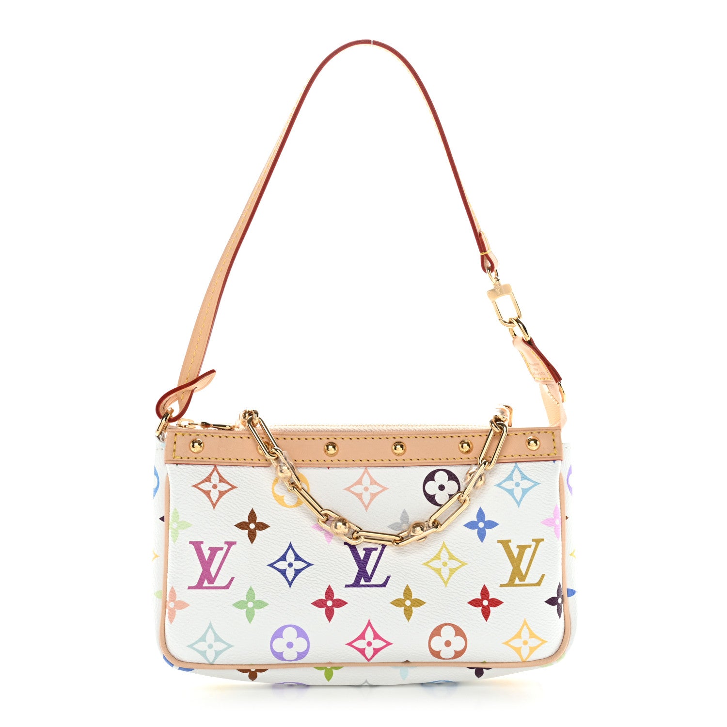 Louis Vuitton LV X TM Monogram Multicolor Pochette Accessories White 1 of 10