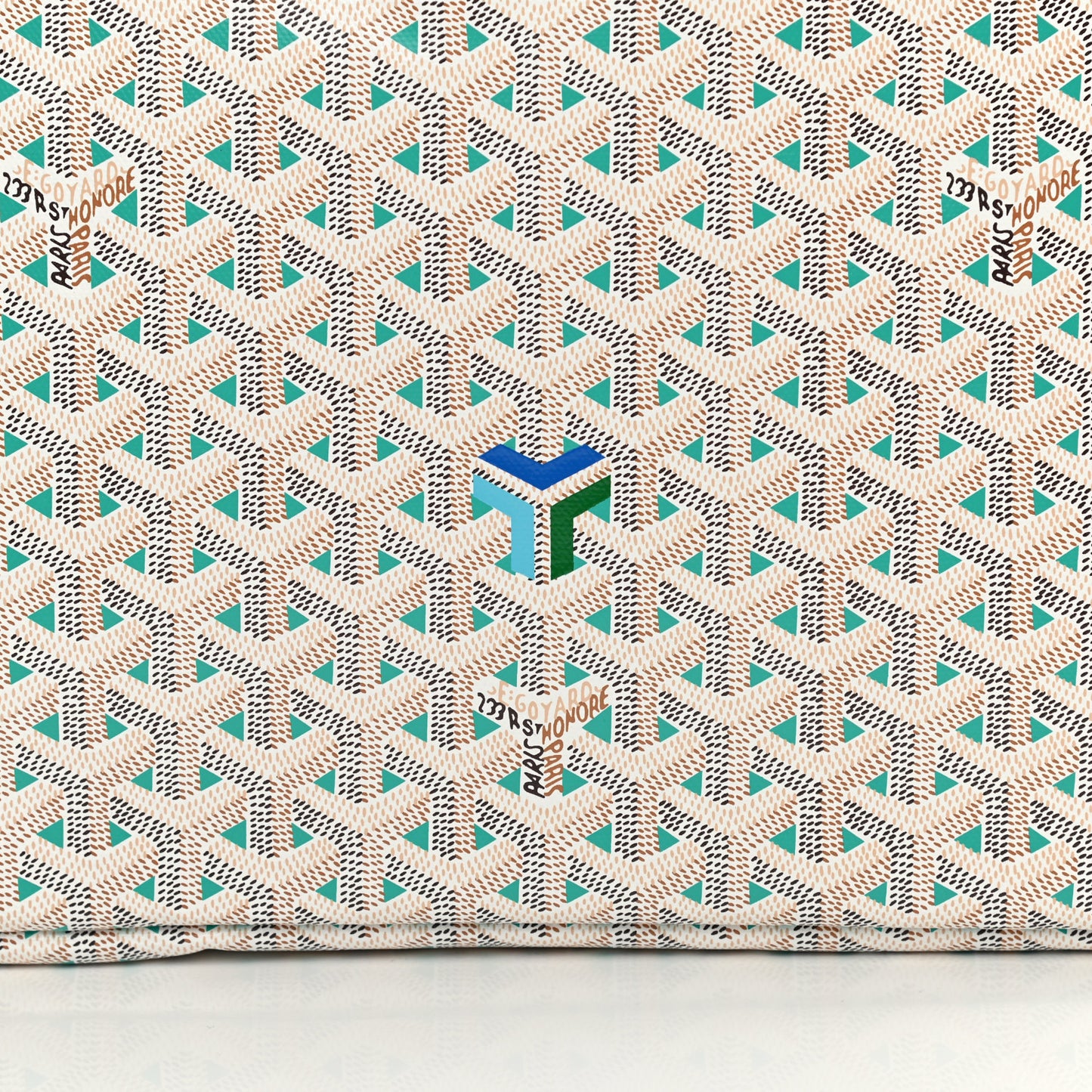 Goyardine Saint Louis Claire Voie PM White Opaline