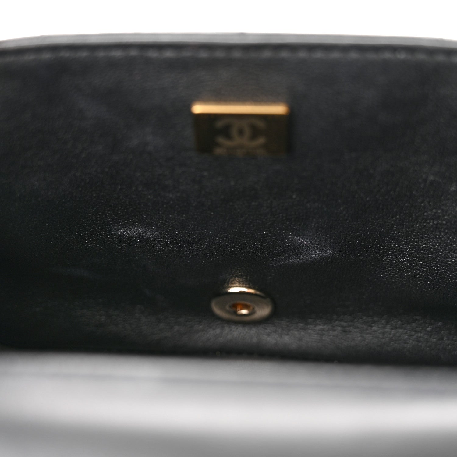 Chanel Lambskin Resin Crystal Square Quilted Mini Monacoco Flap Black 11 of 12