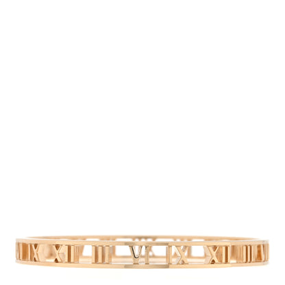 Tiffany 18K Yellow Gold Atlas Open Bangle Bracelet 2 of 3