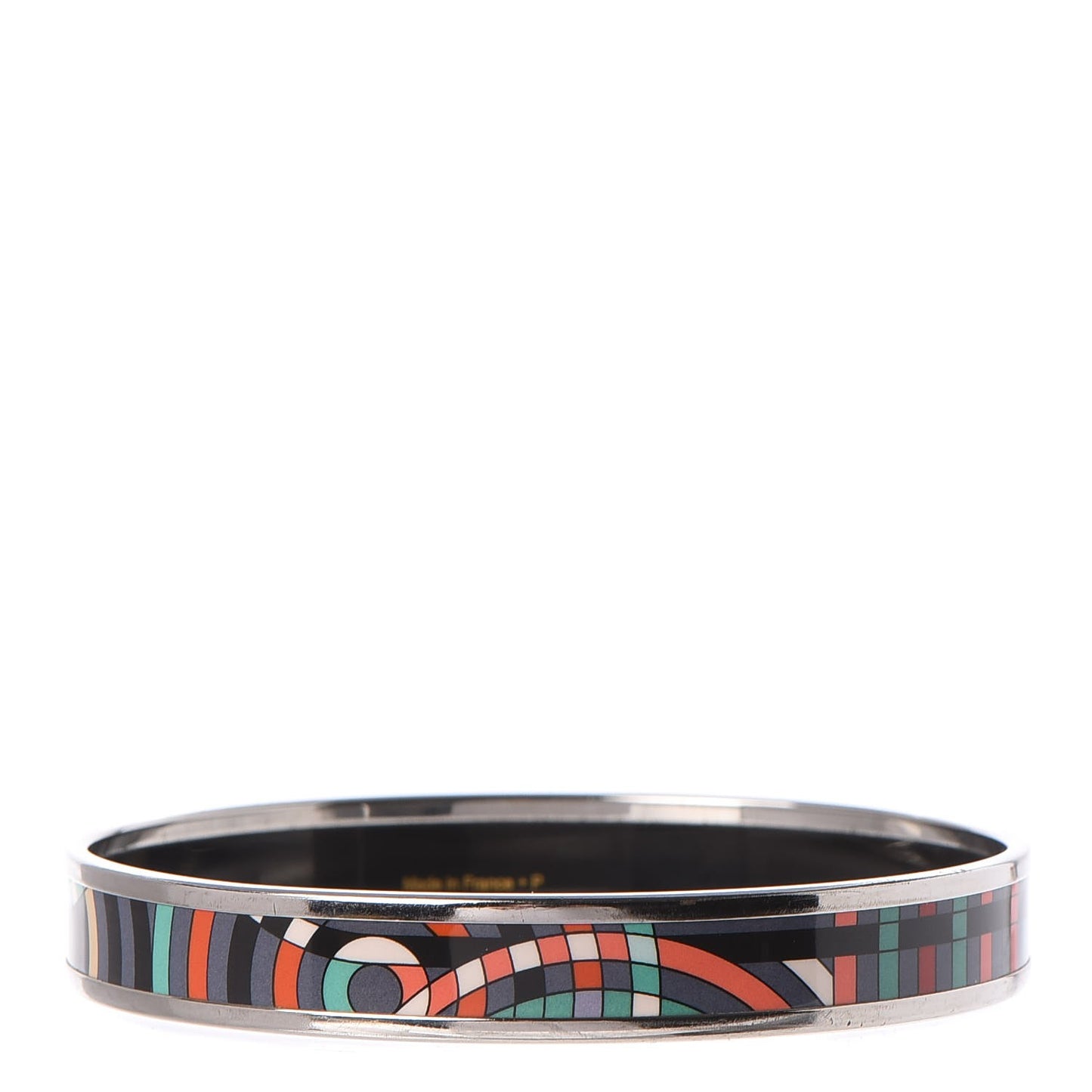 Enamel Printed Narrow Spirographie Bracelet 65