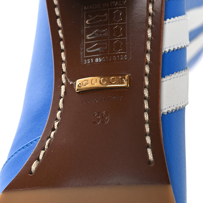 Gucci X ADIDAS Calfskin Elizabeth Knee Boots 39 Blue 8 of 10