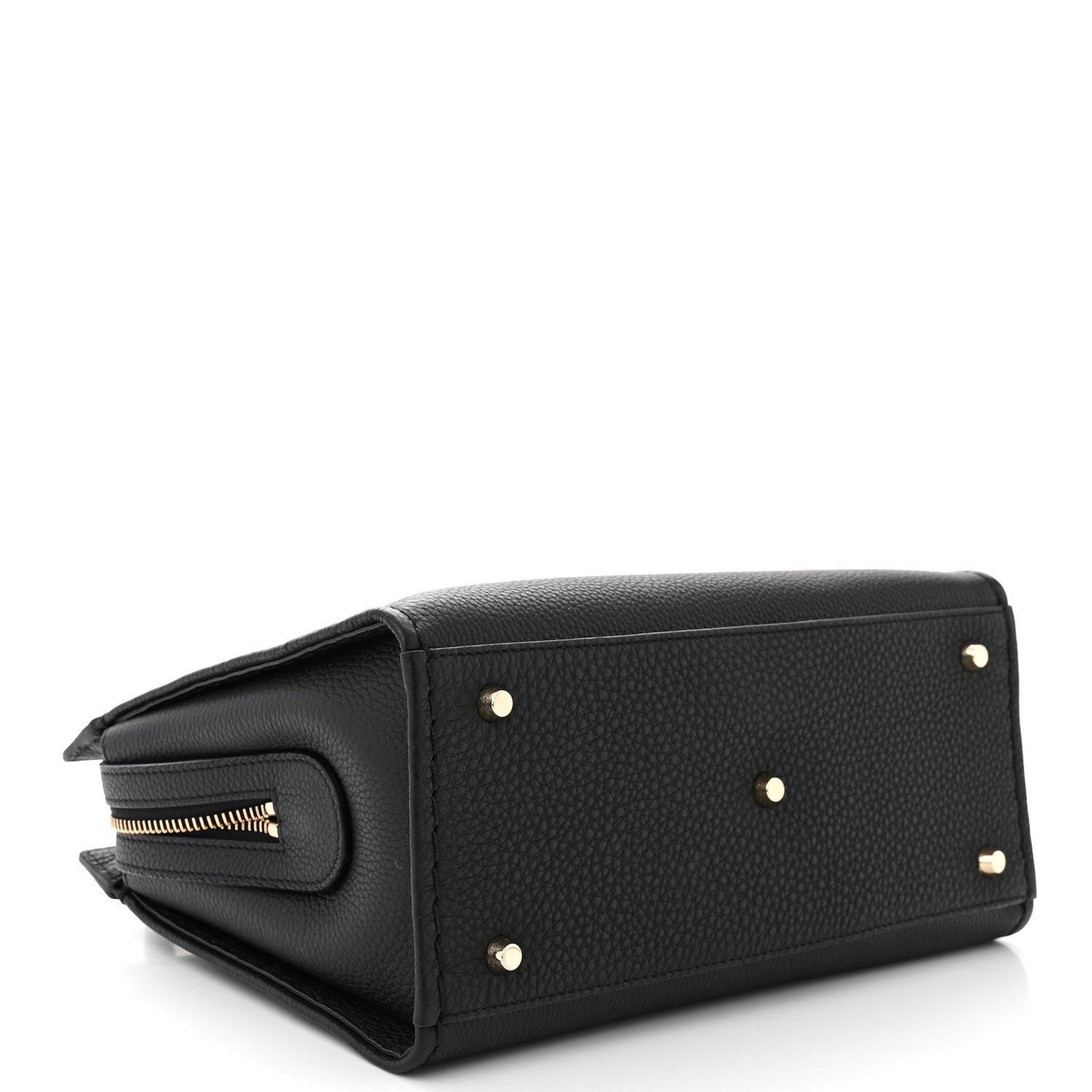 Chloe Grained Calfskin Small Edith Top Handle Bag Black 4 of 9