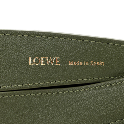 Loewe Satin Calfskin Jacquard Luna Bag Avocado Green 6 of 9