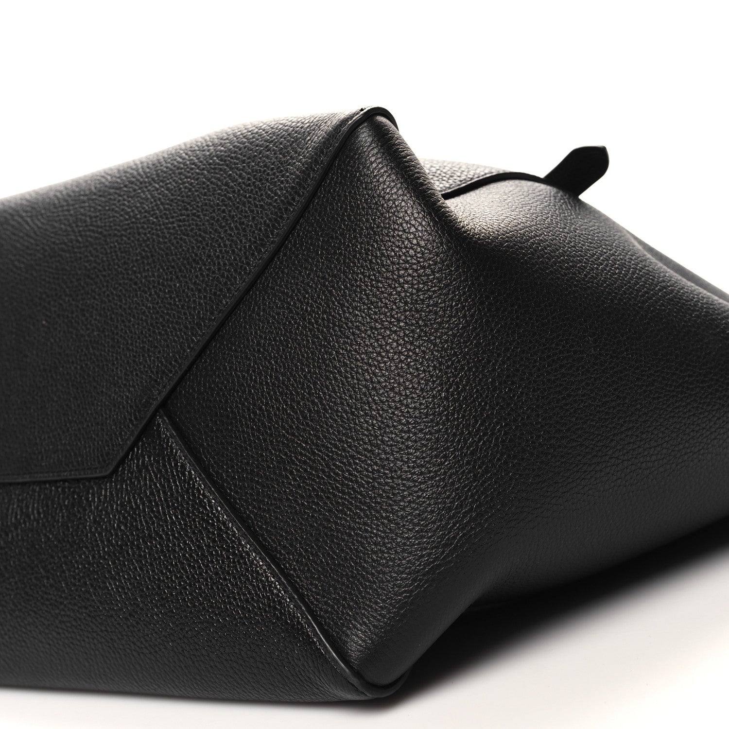 Celine Soft Grained Calfskin Small Belt Cabas Phantom Black 10 of 10