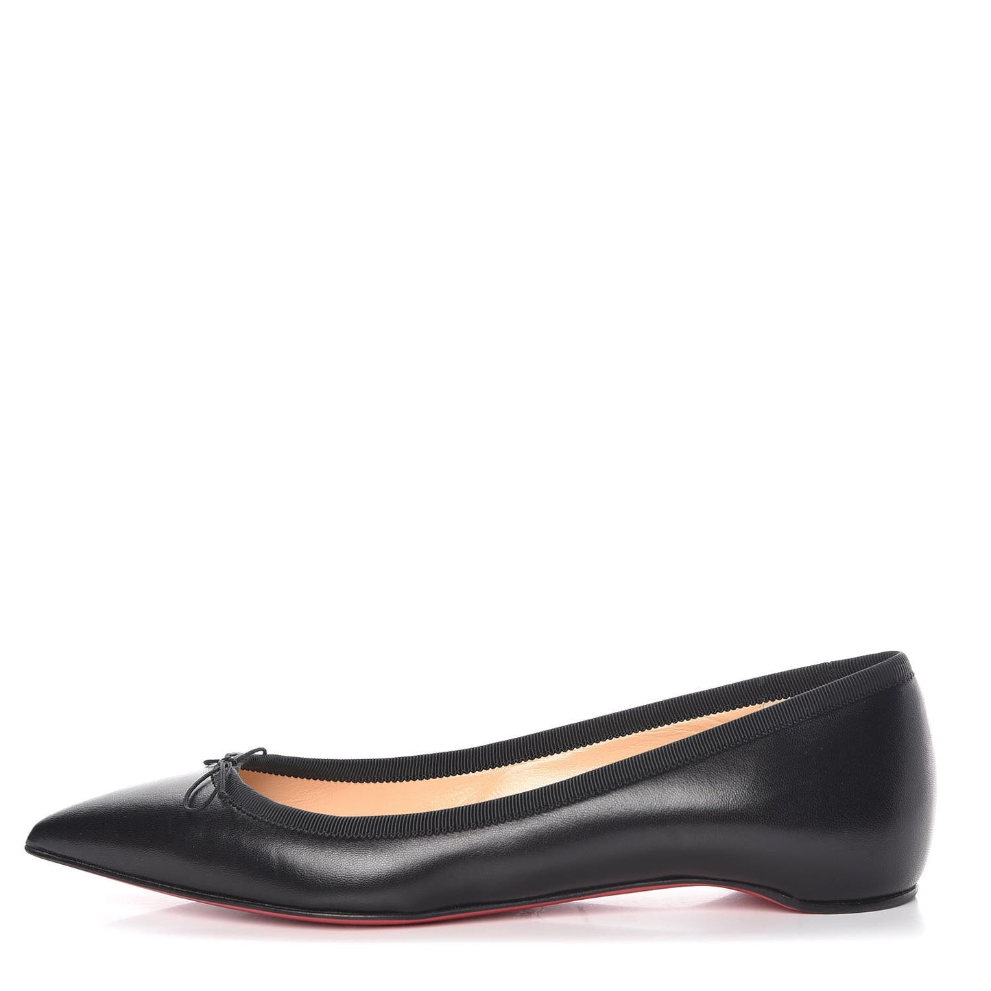 Shiny Nappa Solasofia Flats 37 Black