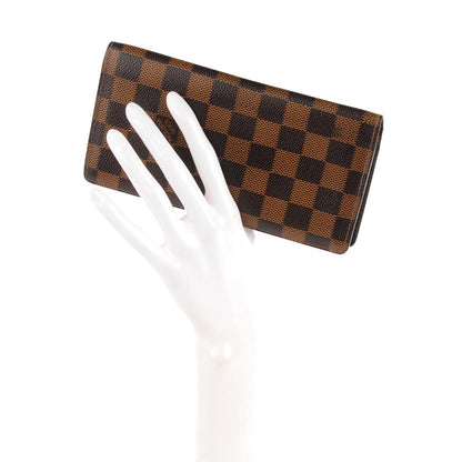 Louis Vuitton Damier Ebene Brazza Wallet 2 of 7