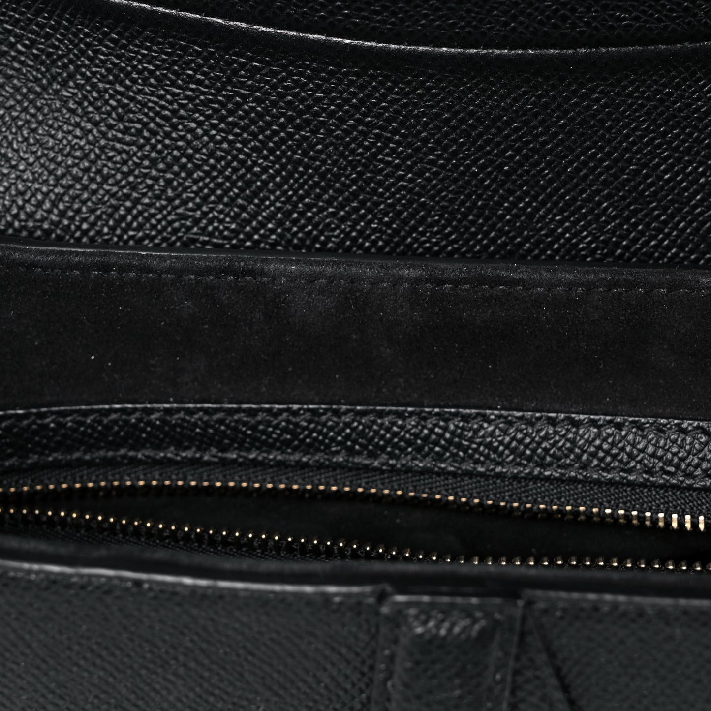Grained Calfskin Saddle Bag Black