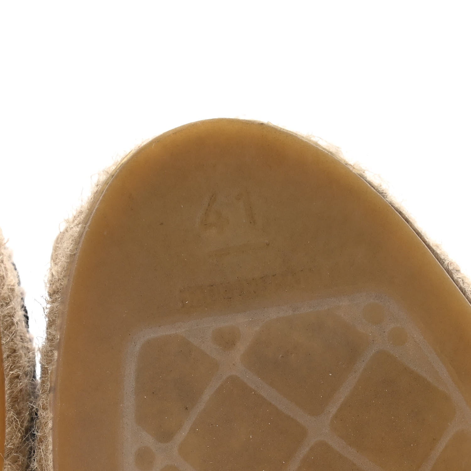 Chanel Linen CC Espadrilles 41 Beige Black 10 of 18